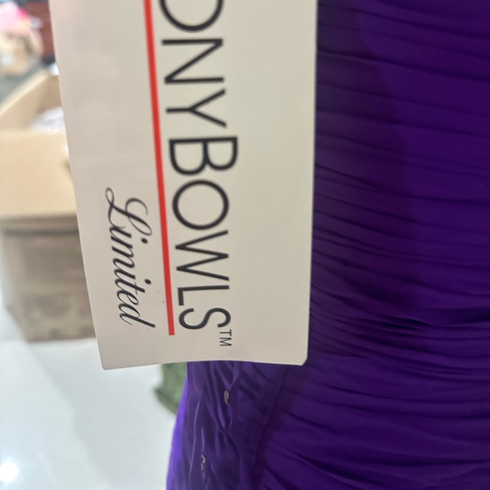 Tony Bowls Purple Dress